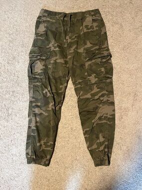 Men's American Eagle Camo Cargo Jogger Pants